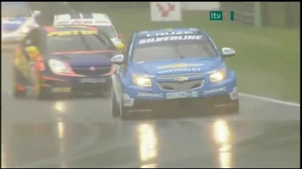 2010 Btcc - Race 1 at Brands Hatch - Part 1 of 5 (start - Safety Car) 