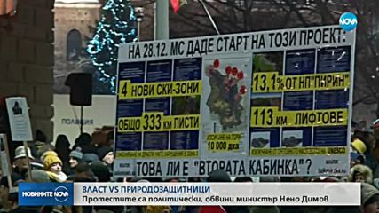 Екоминистърът: Протестите за Пирин са политически