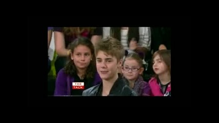 Justin Bieber on The Talk [hd] Part 1 of 2