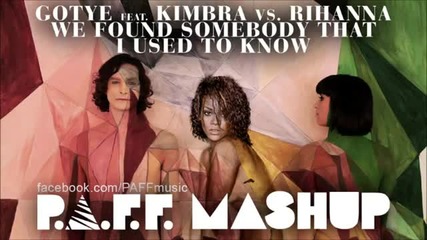 new Gotye at. Kimbra vs. Rihanna - We Found Somebody That I Us