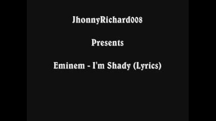 Eminem - I'm Shady (1999)