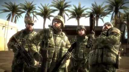 Battlefield Bad Company - Snake Eyes (funny trailer) Голям Смях Hd 