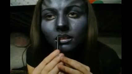 Avatar 2009 Inspired Makeup Look