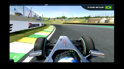 F1 2010 Codemaster Brazil 1 Faster Laps 