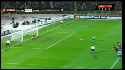 28.09.2010 Рубин Казан 1 - 1 Барселона гол от дузпа на Давид Вия 