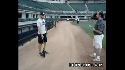 трикове с бейзболна бухалка 