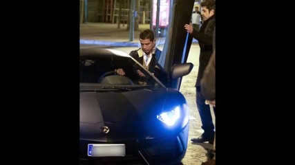 Cristiano Ronaldo's Lamborghini & Mesut