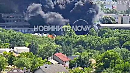 Пожар до Техническия университет във Варна