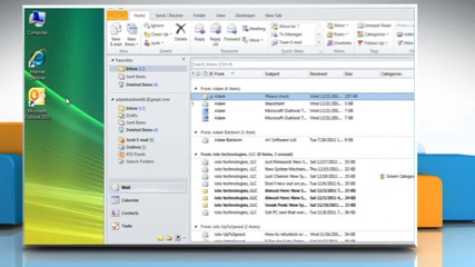 Windows® Vista: How to use Microsoft® Outlook 2010 to check your Gmail® account?