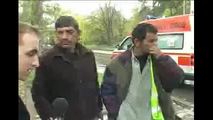 Пияни цигани се блъскат с велосипед
