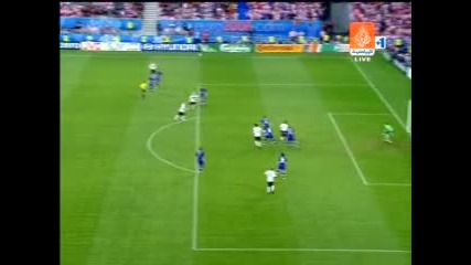 Euro 2008 - Хърватия - Германия 2:1 Лукаш Подолски гол *HQ*
