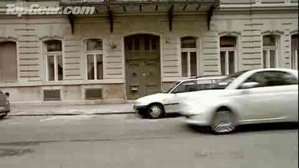 James Mays Fiat 500 vs Bmx bandits - Top Gear - Bbc autos