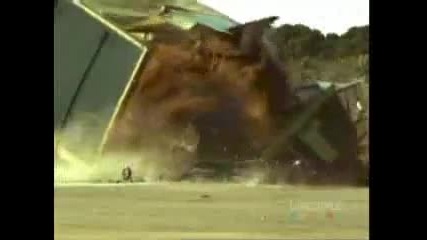 Truck vs Security Pillar Crash Test 