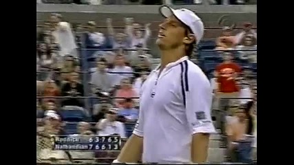 Us Open 2003 : Родик - Налбандиан | част 2/2 