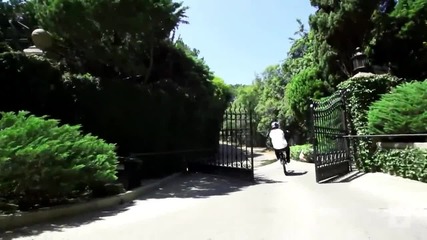 Red Bull's Danny Macaskill Takes A Bike Tour of The Mansion