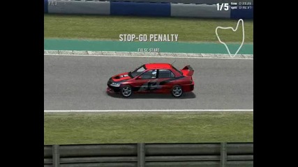Lfs malko drift with lancer evo9 
