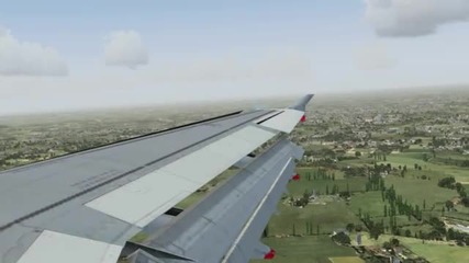 Easy Jet landing at Luton Fsx 