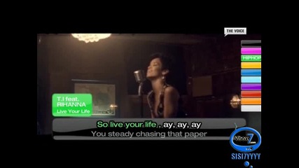 T.i feat. Rihanna - Live Your Life - Караоке