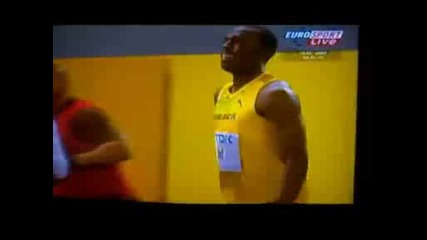 Юсеин Болт Чупи Световния Рекорд На 100 Метра 9.58