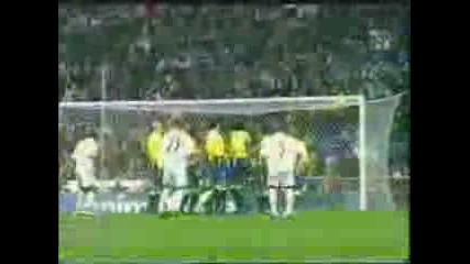 David Beckham - Free Kick Real Madrid 