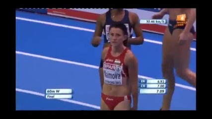 Тезджан Наимова спечели европейската титла на 60 метра