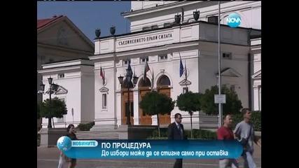 Процедурно- Как се стига до предсрочни избори