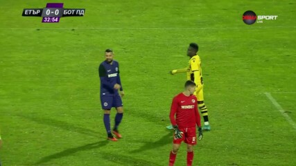 Етър - Ботев Пловдив 0:0 /първо полувреме/