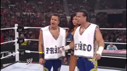 Wwe Raw 18/06/12 Primo and Epico Vs Titus O'neil and Darren Young