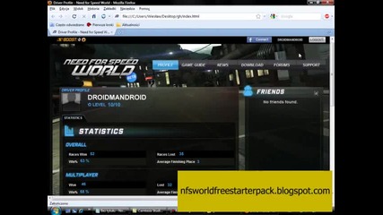 Need for Speed World Free Starter Pack 