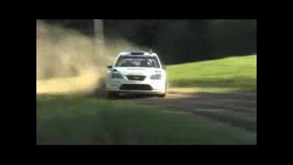 Mikko Hirvonen Testing Ford Focus