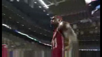 Леброн Джеймс Супер Забивка Срещу Детройт !!!