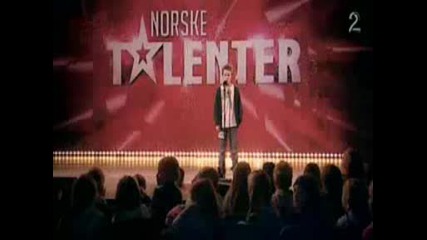13 годишно момче ангелски глас Norske Talenter 2009