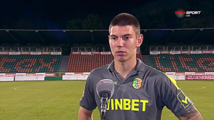 Алекс Божев: Много съм доволен от мача, който изиграх