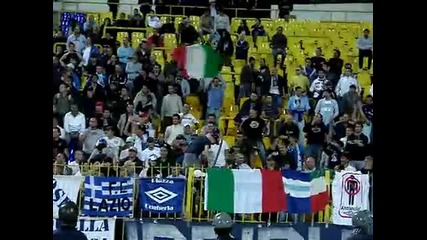 Lazio ultras support Levski Sofia