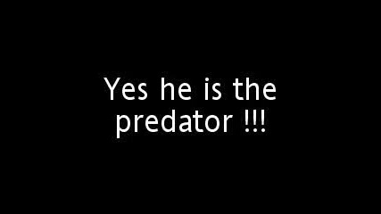 Barney is the predator !!!