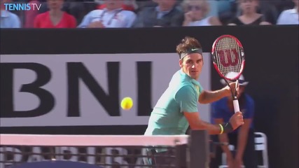 Rome 2015 Final - Brilliance From Roger Federer