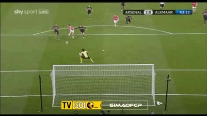 Arsenal 2 - 0 Alkmaar - Насри 