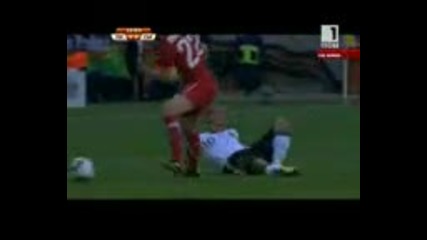 World.cup 2010 Germany - Serbia полувреме 1 
