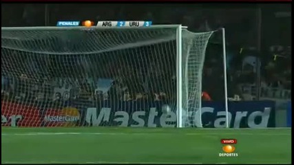 Аржентина - Уругвай дузпи 4-5 Копа Америка 2011