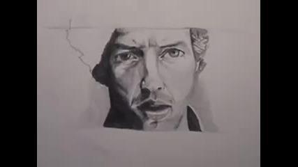 Бърза Рисунка на Chris Мartin... 