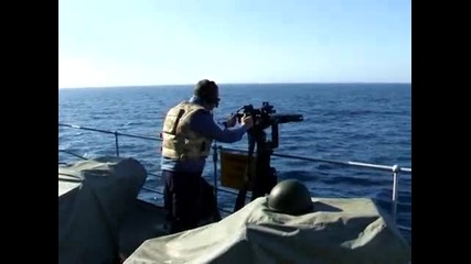 Volcano Minigun в морето 
