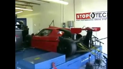 Ferrari F50 Gt1 dyno test