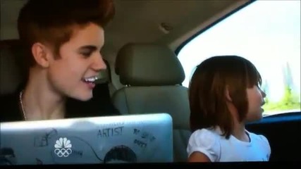 Justin Bieber Singing to his Little Sister, Too Cute