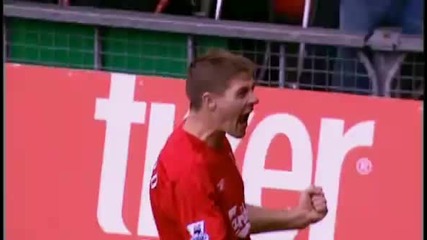 Steven Gerrard Vs Middlesbrough Amazing Goal-amazing Shot !!!