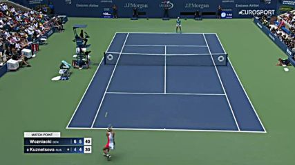 Video - Highlights Wozniacki stuns ninth seed Kuznetsova - U