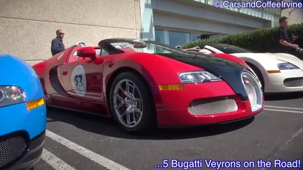 » 5 Bugatti Veyrons