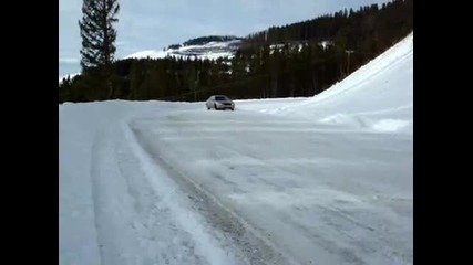 Nissan Maxima Snow Drift 3