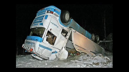 Scania show trucks accidents