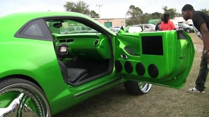 Only 30 Inch Rims- Candy Camaro- Florida Classic 2010 Series