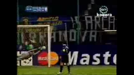 David Villas goal vs Inter